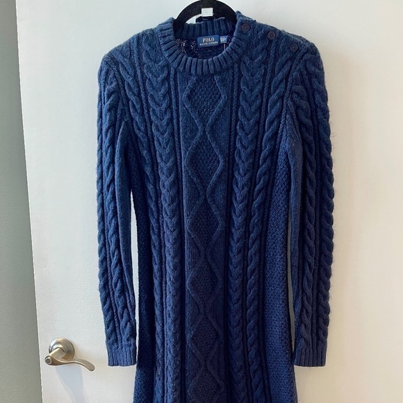 POLO RALPH LAUREN CABLE KNIT DRESS NEW WITH TAGS  SIZE XS - Picture 3 of 13
